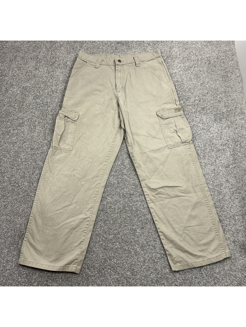 Vintage Wrangler Men’s Cargo Pants Khaki Beige 32x30